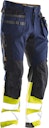 Vorschaubild Jobman Bundhose Core Stretch Hi-Vis mit Hängetaschen 2134